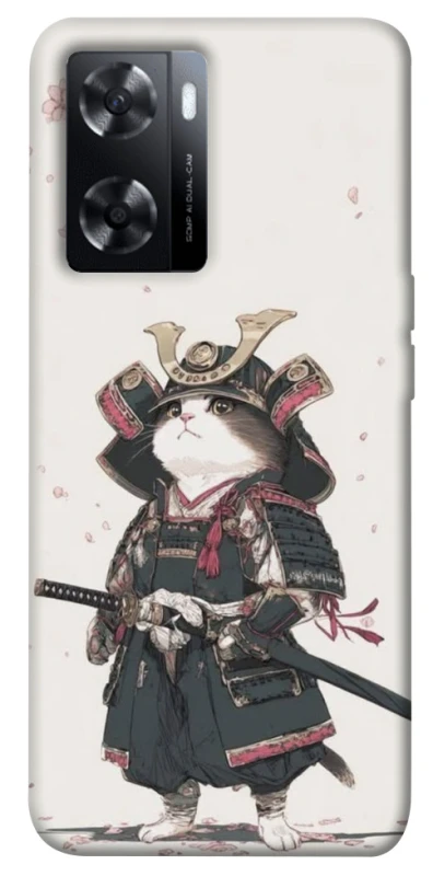 Чохол на Oppo A57s Samurai Cat Warrior фото 1 з 1
