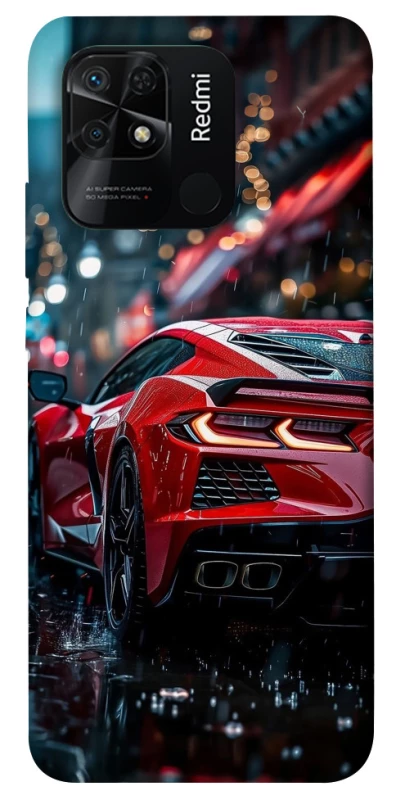 Чохол на Xiaomi Redmi 10C Red sports car фото 1 з 1