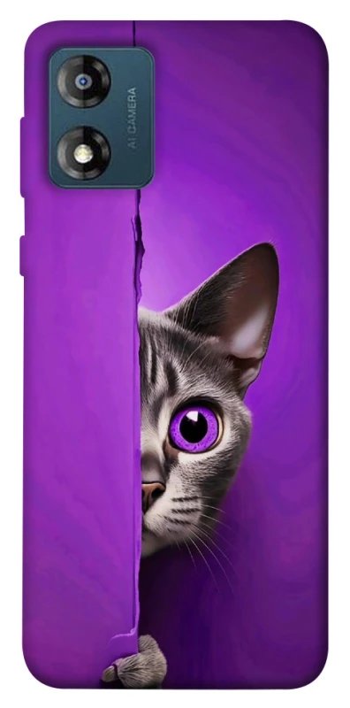 Чохол на Motorola Moto E13 Кіт-підглядач фото 1 з 1