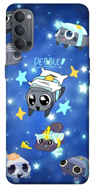 Чохол на Oppo Reno 4 Pebble kitten stars фото 1 з 1