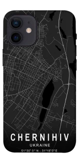 Чехол на Apple iPhone 12 mini (5.4") Chernihiv map фото 1 из 1