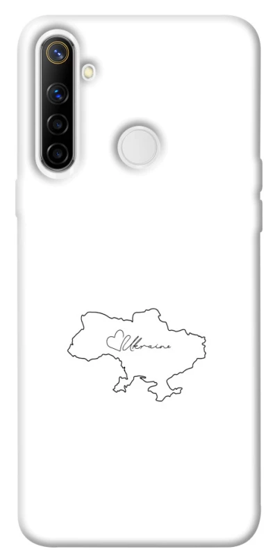 Чехол на Realme 6i Ukraine map фото 1 из 1