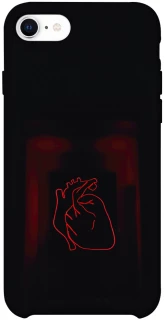 Чехол на Apple iPhone SE (2020) Красное сердце фото 1 из 1