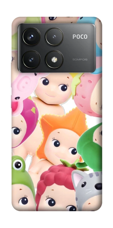 Чохол на Xiaomi Poco F6 Pro Fruit-Zoo Kaleidoscope фото 1 з 1