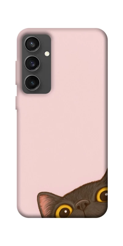 Чохол на Samsung Galaxy S24 FE Peeping cat фото 1 з 1