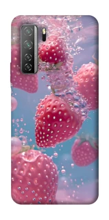 Чохол на Huawei Nova 7 SE Полуниця в воді фото 1 з 1