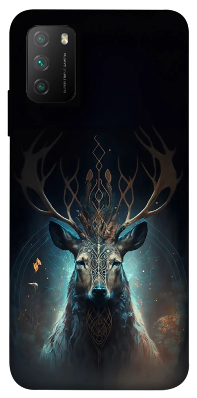 Чохол на Xiaomi Poco M3 Скандинавський олень v2 фото 1 з 1