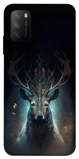 Чехол на Xiaomi Poco M3 Скандинавский олень v2 фото 1 из 1