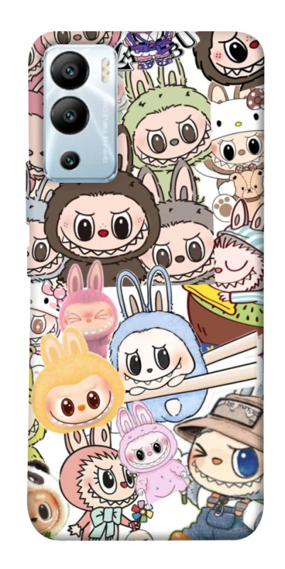 Чохол на Infinix Hot 12i All Labubus фото 1 з 1