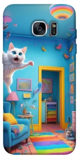 Чохол на Samsung G935F Galaxy S7 Edge crazy cat фото 1 з 1