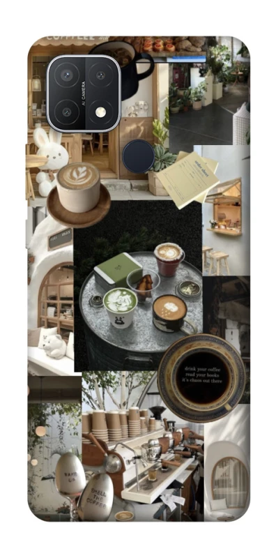 Чохол на Oppo A15s / A15 Coffee collage ver.4 фото 1 з 1