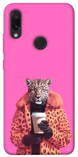 Чехол на Xiaomi Redmi Note 7 / Note 7 Pro / Note 7s Леопард с кофе фото 1 из 1