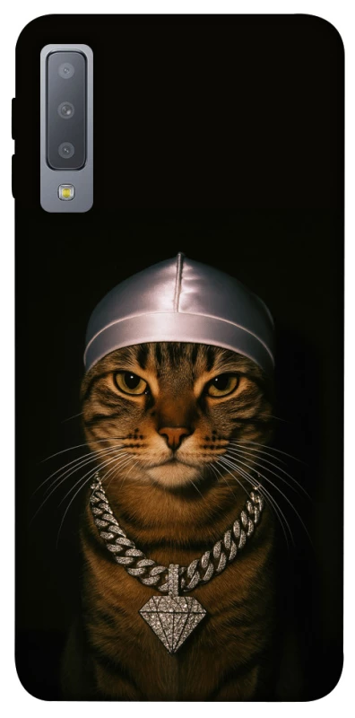 Чехол на Samsung A750 Galaxy A7 (2018) Cat in Bling фото 1 из 1