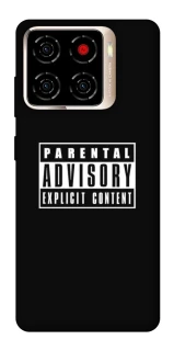 Чохол на ZTE Blade A56 Parental Advisory Label фото 1 з 1