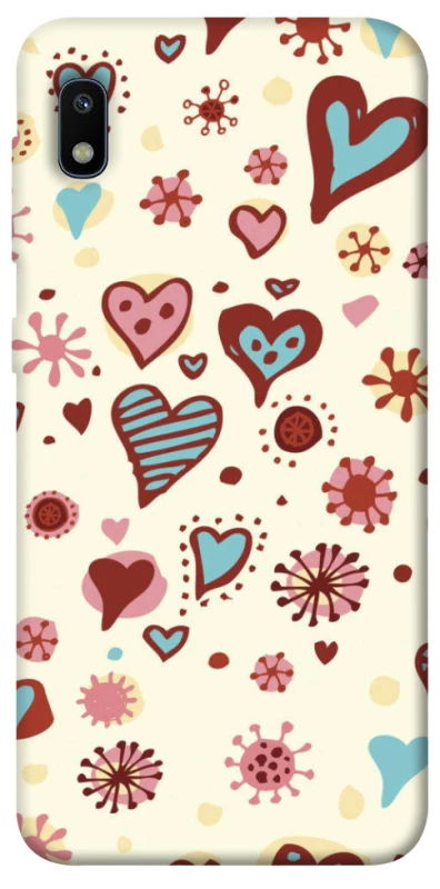 Чохол на Samsung Galaxy A10 (A105F) Pretty hearts фото 1 з 1