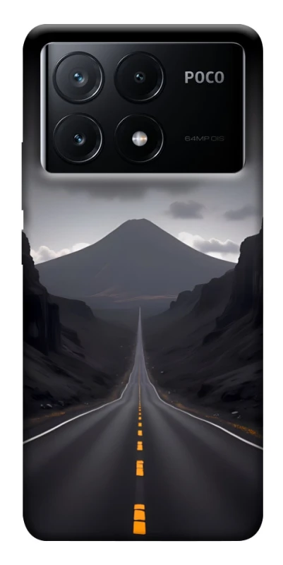 Чехол на Xiaomi Poco X6 Black mountains фото 1 из 1