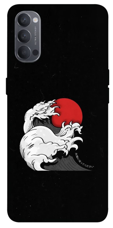 Чохол на Oppo Reno 4 Хвилі Японії v2 фото 1 з 1