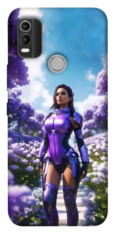 Чохол на Nokia C21 Plus Cyber space girl ver.4 фото 1 з 1
