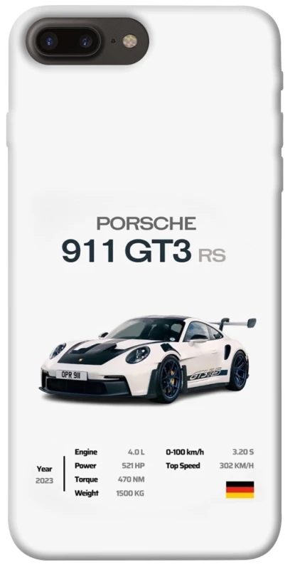 Чохол на Apple iPhone 7 plus / 8 plus Porsche 911 GT3 фото 1 з 1