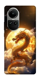 Чехол на Oppo Reno 10 Golden Dragon фото 1 из 2