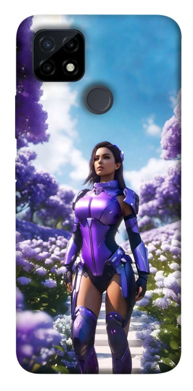 Чохол на Realme C21Y Cyber space girl ver.4 фото 1 з 1