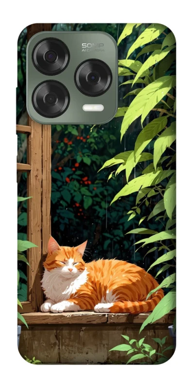 Чохол на ZTE Nubia V70 Design red cat фото 1 з 1