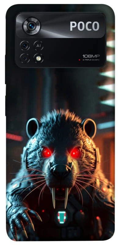 Чохол на Xiaomi Poco X4 Pro 5G Cyber ​​beaver фото 1 з 1