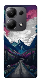 Чехол на Xiaomi Redmi Note 13 Pro 5G Нарисованные горы фото 1 из 1