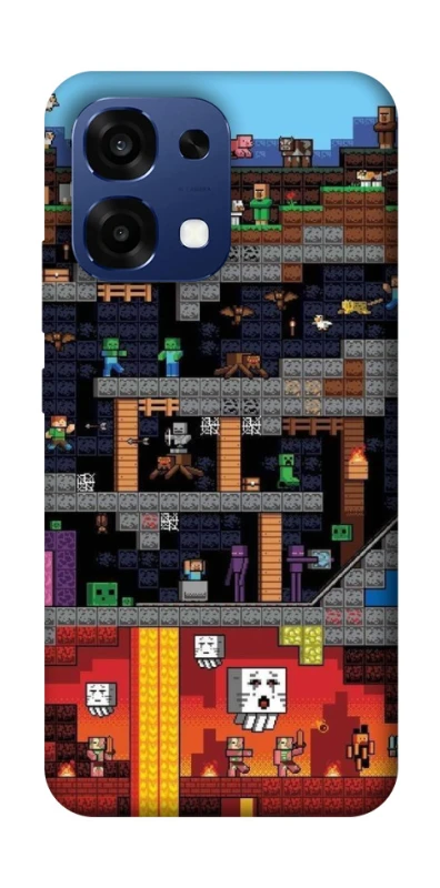 Чохол на Oppo A6 Pro 4G/5G Minecraft фото 1 з 2