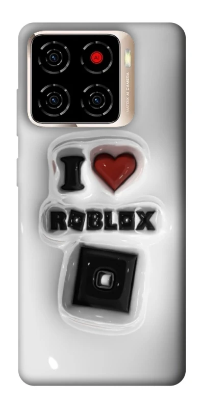 Чохол на ZTE Blade A56 I love Roblox фото 1 з 1