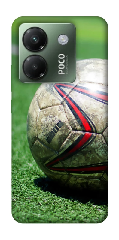 Чохол на Xiaomi Poco M7 pro 5G М'яч на газоні фото 1 з 1