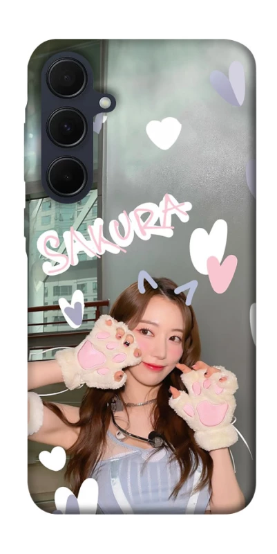 Чохол на Samsung Galaxy A55 Sakura - LE SSERAFIM фото 1 з 1