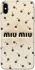 Чехол на Apple iPhone X (5.8") Miu Miu фото 1 из 1