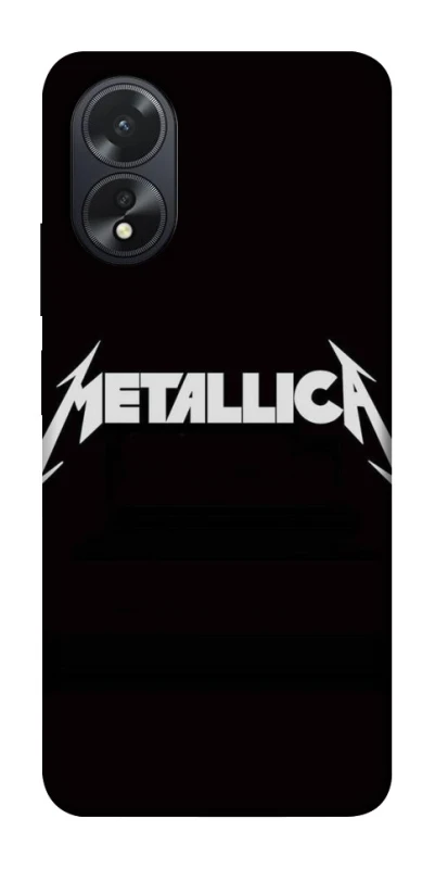 Чехол на Oppo A38 Metallica logo фото 1 из 1