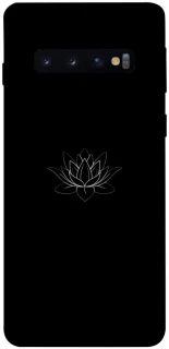 Чохол на Samsung Galaxy S10 Black Lotus фото 1 Чохол на Samsung Galaxy S10 Black Lotus фото 1 з 1