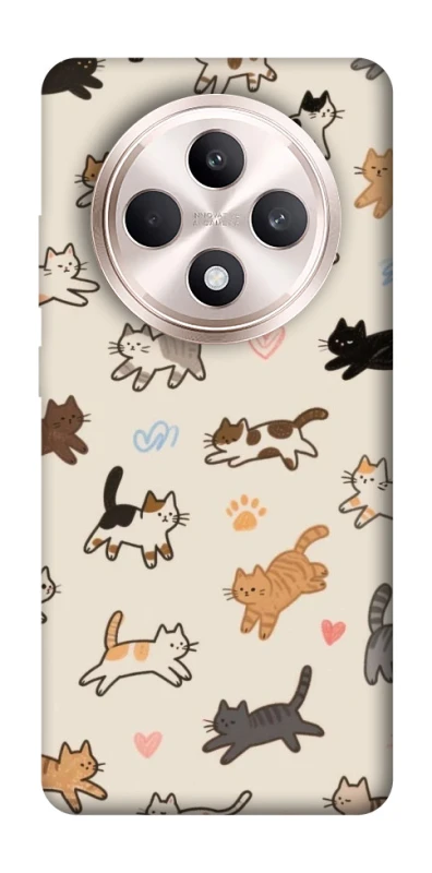 Чохол на Oppo Reno 12 F 4G/5G Cat style ver.2 фото 1 з 1