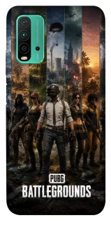 Чехол на Xiaomi Redmi Note 9 4G / Redmi 9 Power PUBG фото 1 из 1