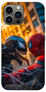 Чехол на Apple iPhone 13 Pro Max (6.7") Venom vs Spiderman фото 1 из 1