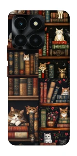 Чехол на Huawei Honor X6a Cats & Books фото 1 из 1