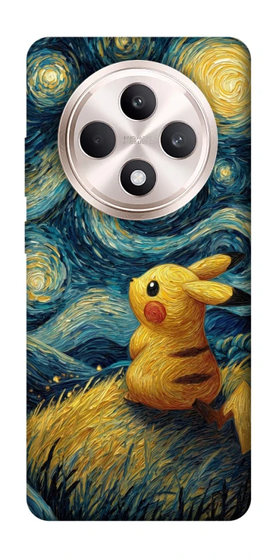 Чохол на Oppo Reno 12 F 4G/5G Pikachu and Van Gogh фото 1 з 1