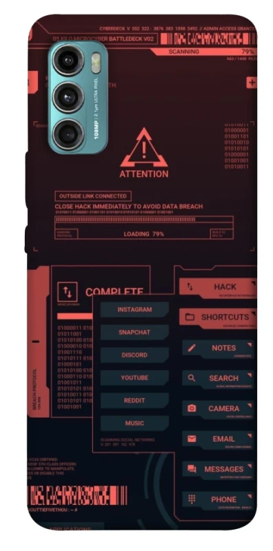 Чохол на Motorola Moto G60 Attention фото 1 з 1