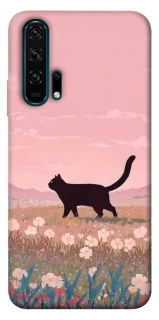 Чехол на Huawei Honor 20 Pro cat on a field фото 1 из 1