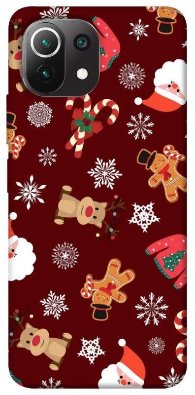 Чехол на Xiaomi Mi 11 Lite Новогодний v6 фото 1 из 1