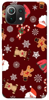 Чехол на Xiaomi Mi 11 Lite Новогодний v6 фото 1 из 1