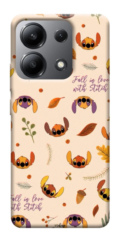 Чохол на Xiaomi Redmi Note 13 4G Fall in love with Stitch фото 1 з 1