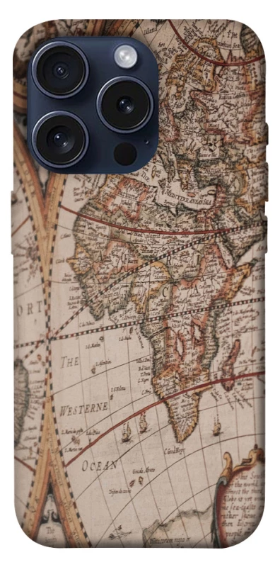 Чехол на Apple iPhone 15 Pro (6.1") Карта путешествий фото 1 из 1