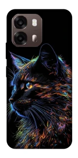 Чохол на Oppo A6 Чорний кіт фото 1 з 2