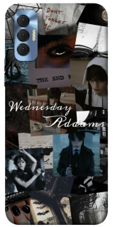 Чехол на TECNO Spark 8P Wednesday Collage ver.1 фото 1 из 1