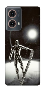 Чохол на Motorola Moto G85 Срібний серфер фото 1 з 1