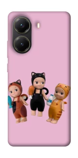 Чохол на Xiaomi Poco X7 Pro Cat Cafe Trio фото 1 з 1